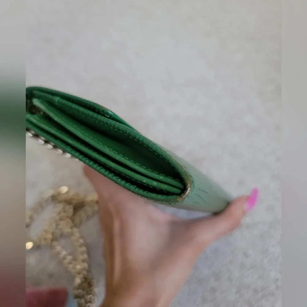 LV Green Epi Leather Long Wallet - Picture 10 of 12